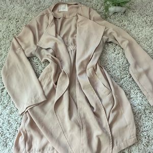 Elodie beautiful elegant long long sleeve pastel pink cute cardigan swea…